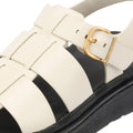 FitFlop GEN-FF Fisherman Sandales Beige Pour Femmes En Cuir