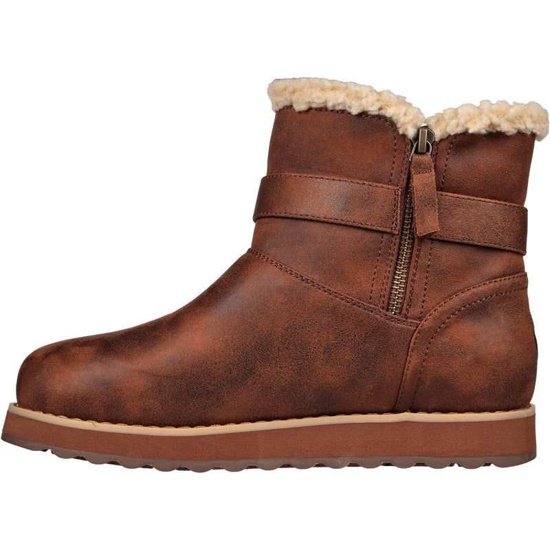 Skechers Keepsakes 2.0 Bottes En Synthétique Pour Femme, Couleur Chocolat