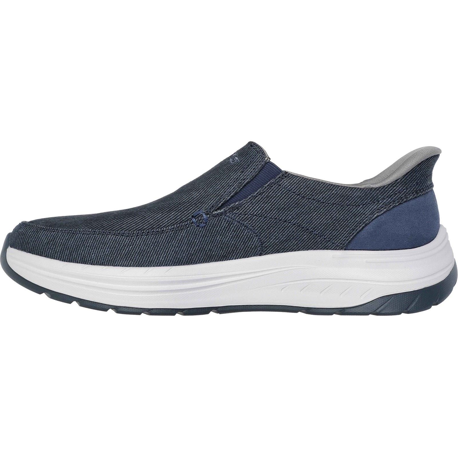 Skechers Decklan - Gulliver Baskets En Textile Pour Hommes Bleu Marine