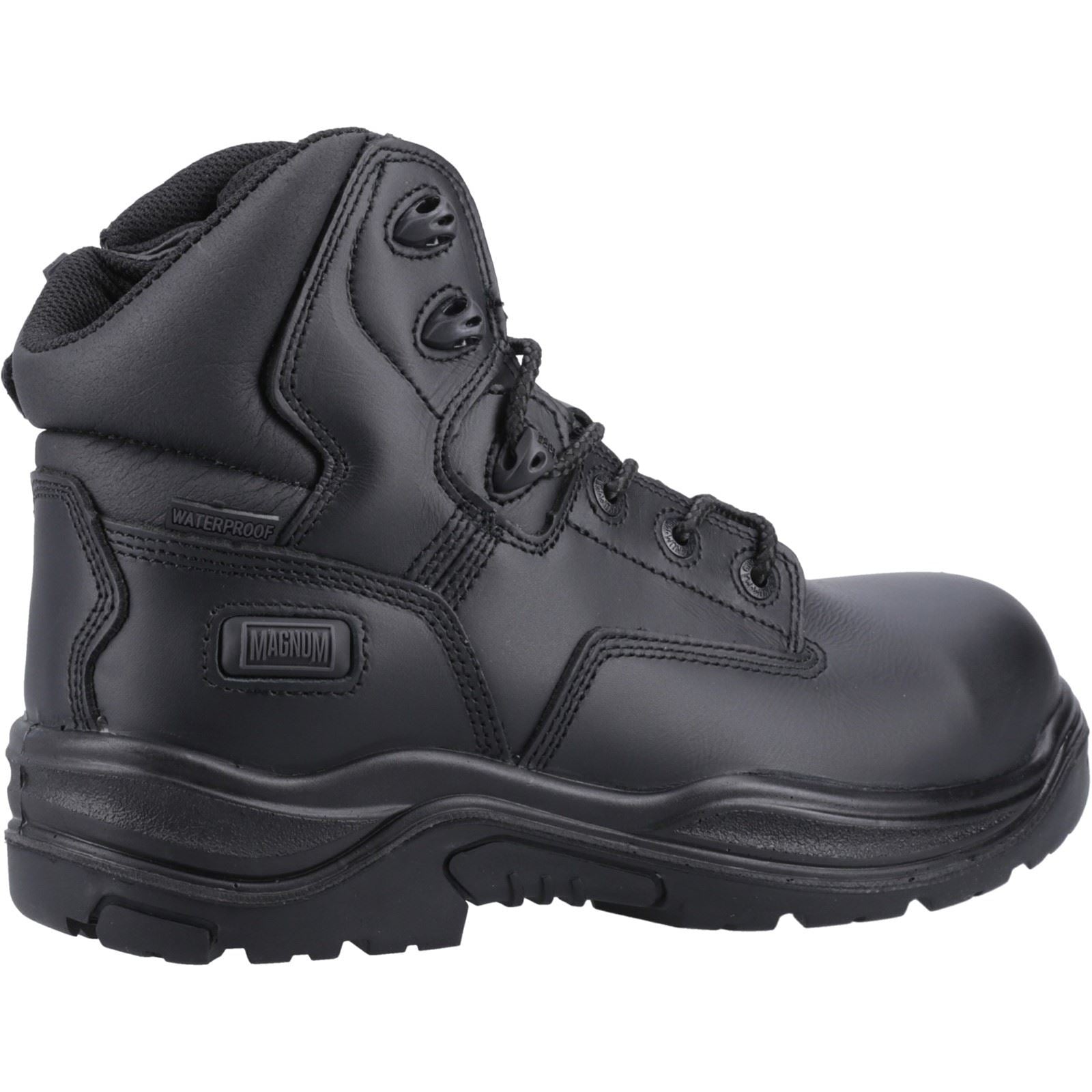 Magnum Bottes De Sécurité En Cuir Noir Responder