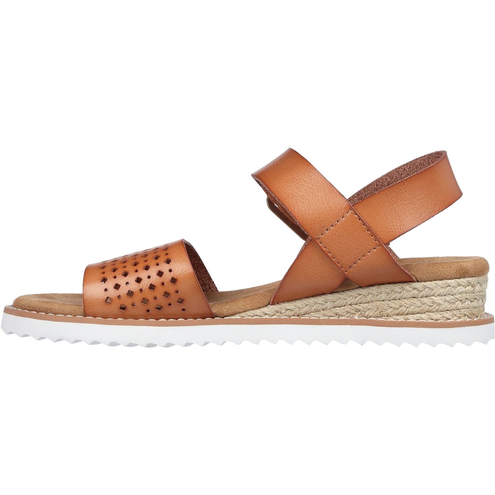 Skechers BOBS Desert Kiss Sunny Flair Sandales De Bagages Pour Femmes En Simili-Cuir