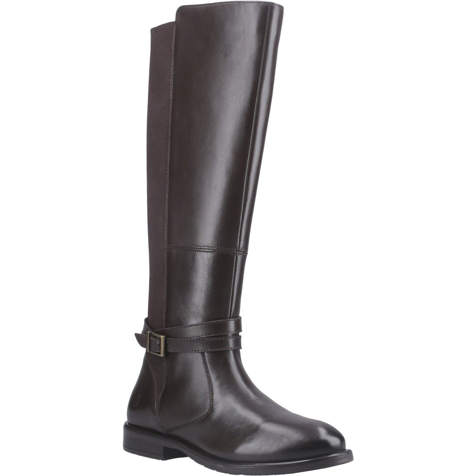Hush Puppies Victoria Bottes En Cuir Marron Pour Femmes