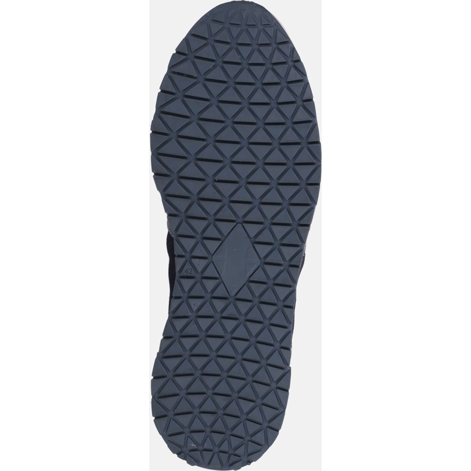 Hush Puppies Christopher Baskets En Cuir Pour Homme, Bleu Marine.