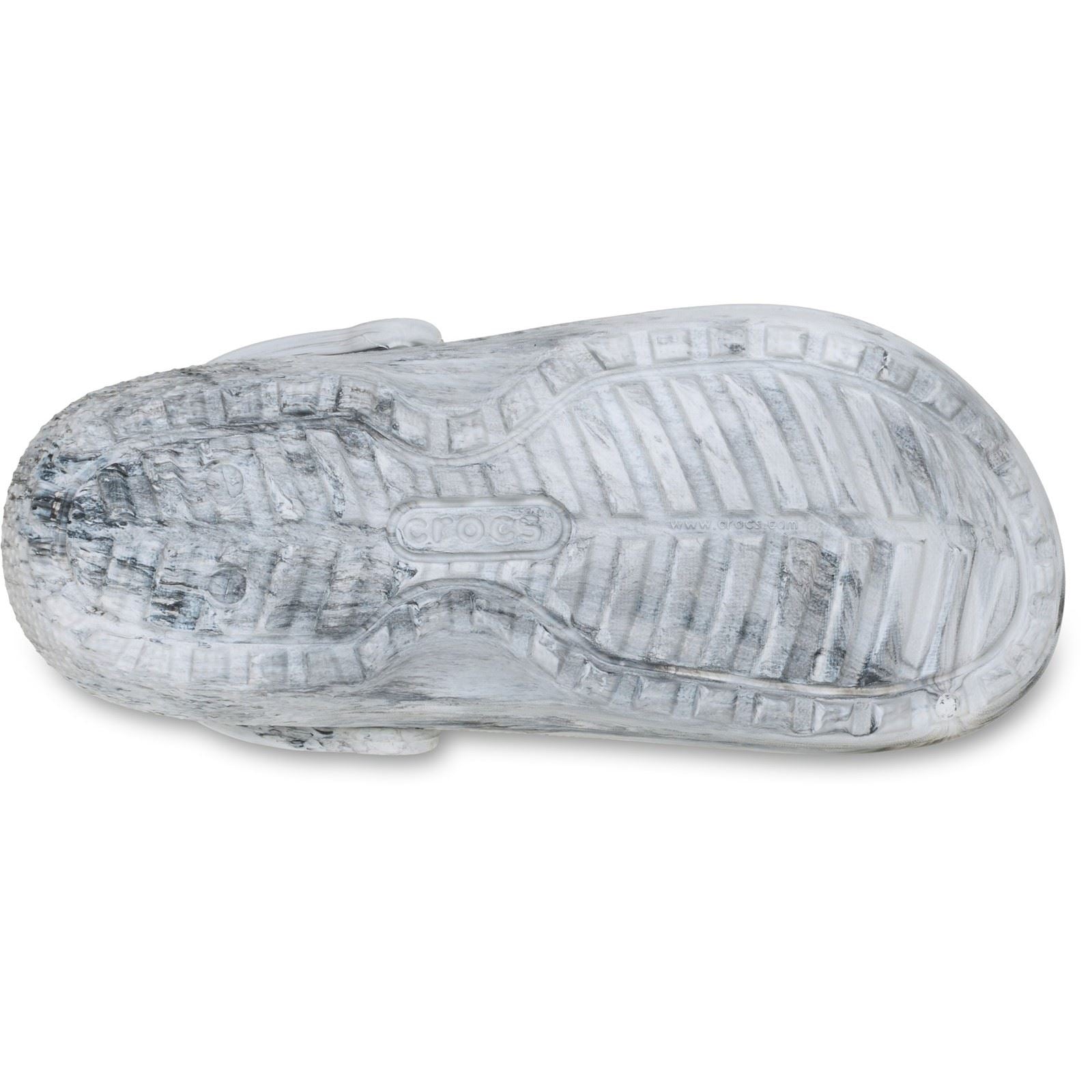 Crocs Classic Lined Clog Sabots En Swirl Gris Pour Femmes En Thermoplastique