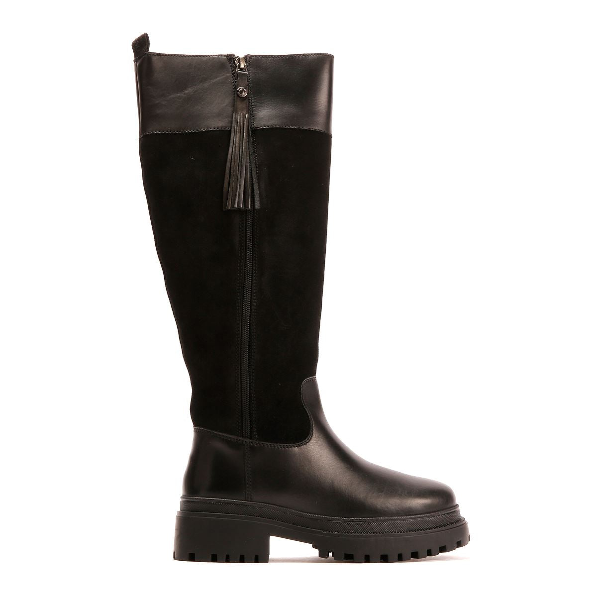 Osprey London The Bramble Tall Bottes Noires En Cuir Pour Femmes