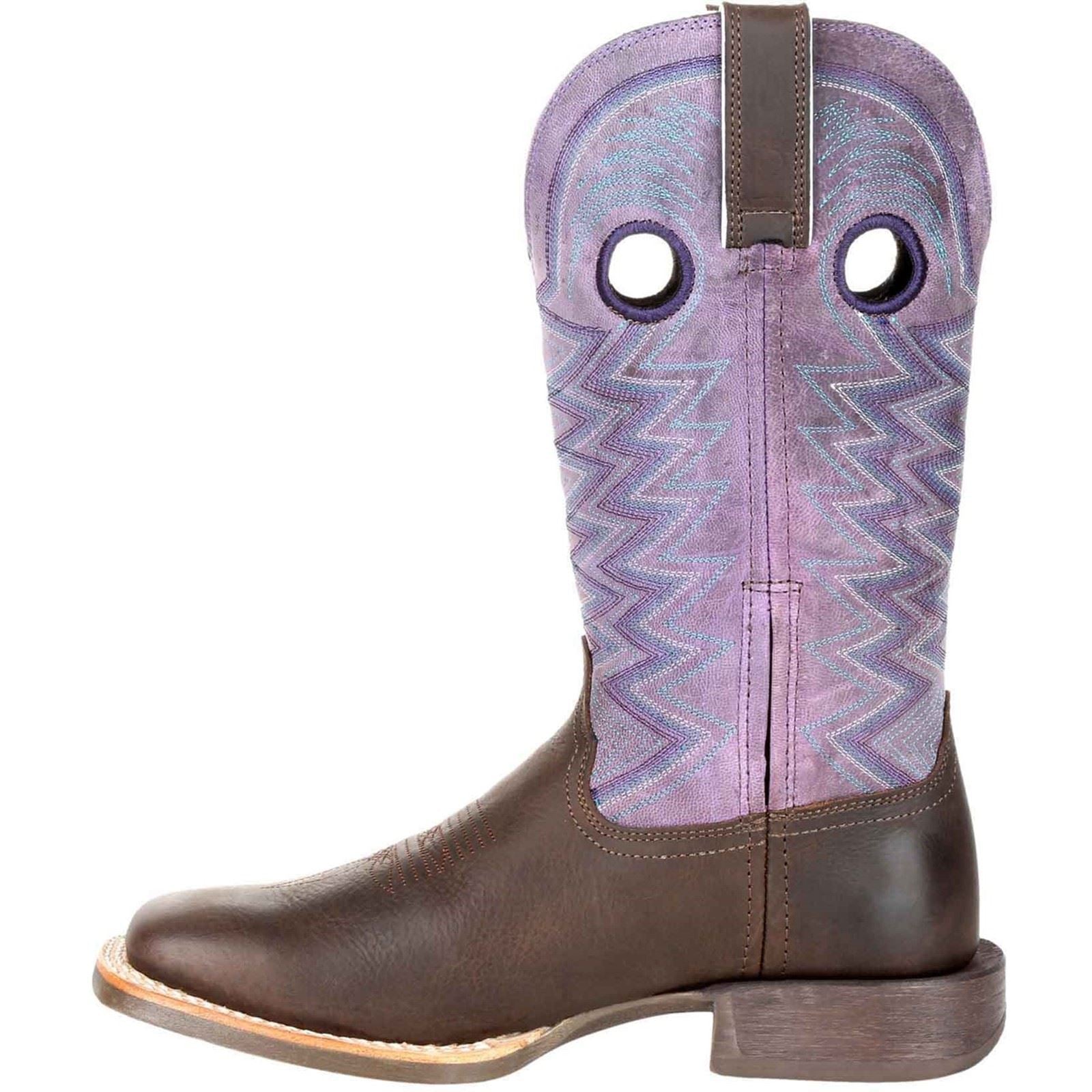 Durango Lady Rebel Pro Bottes En Cuir Pour Femme Couleur Terre Sombre/Améthyste