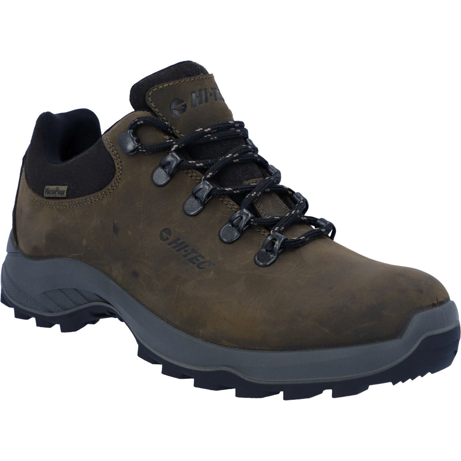Hi-Tec Walk Lite Camino Ultra Bottes De Randonnée En Cuir Pour Femme Marron