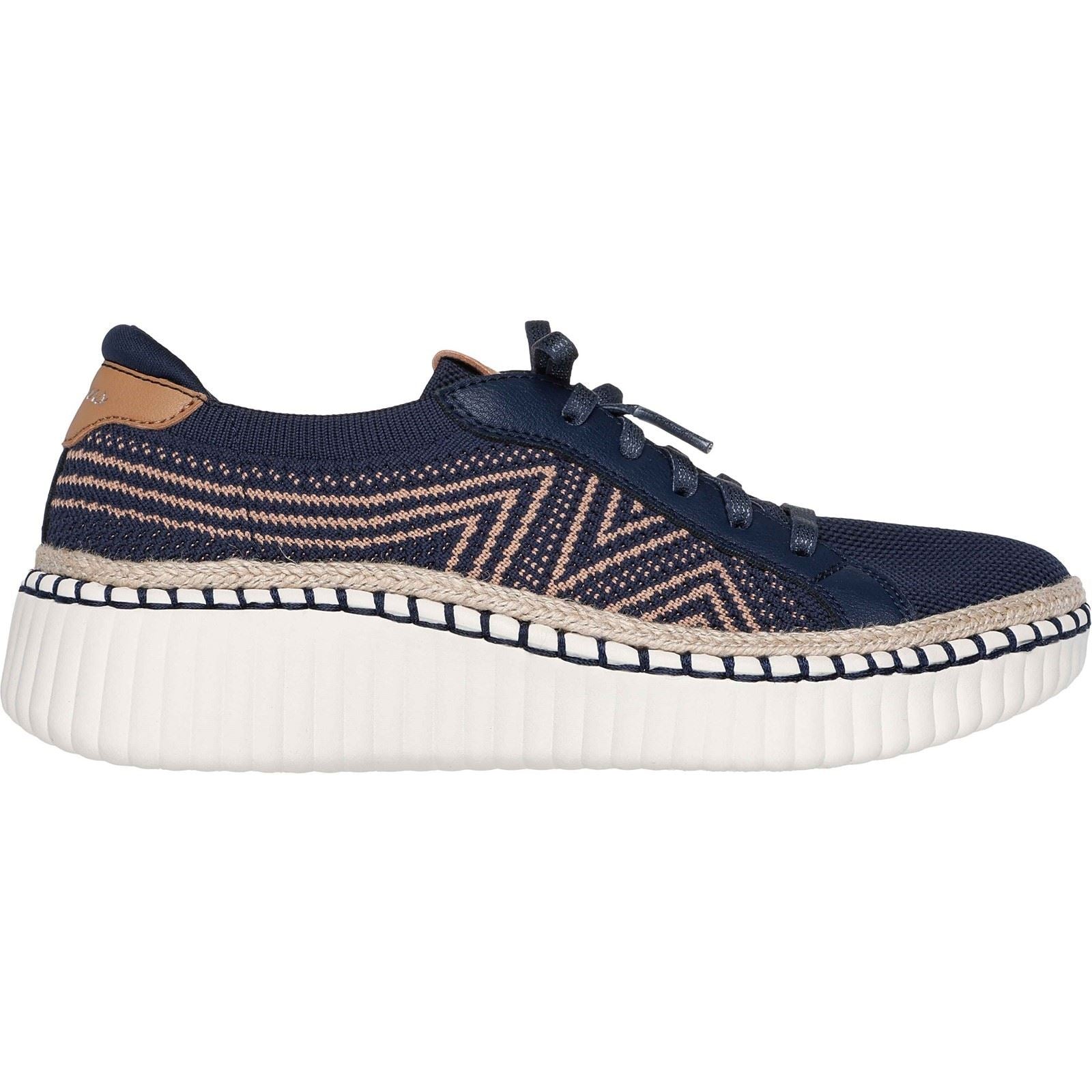 Skechers Wilshire Blvd - Bellevue Baskets Femmes En Textile Navy