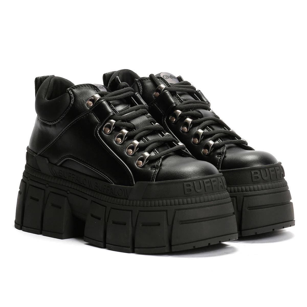 Buffalo Gospher Hike Lo Chaussures Noires Pour Femmes