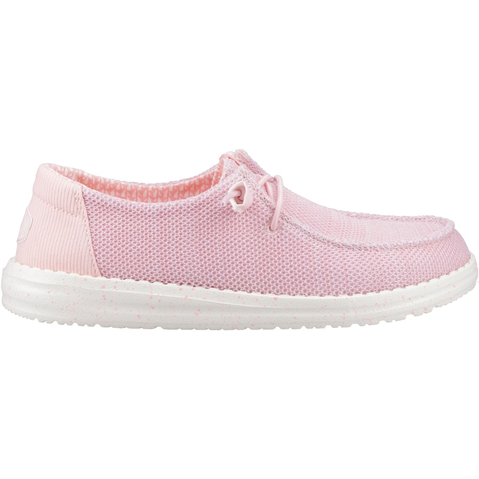 HEYDUDE Wendy Stretch Sox Chaussures De Mocassins À Rosettes Pour Femmes En Mélange De Polyester