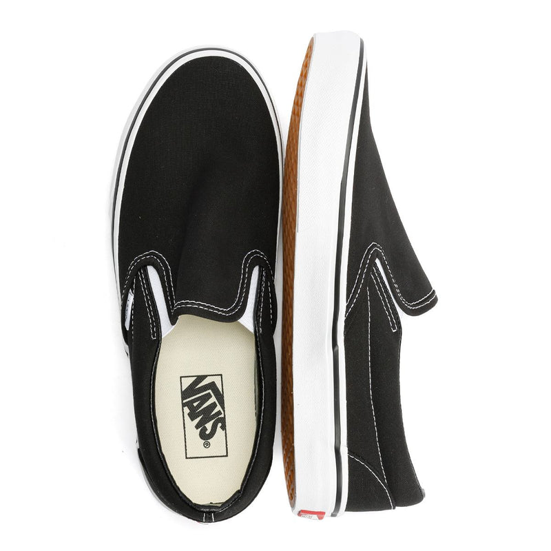 Vans Classic Slip-On Baskets Noires En Toile