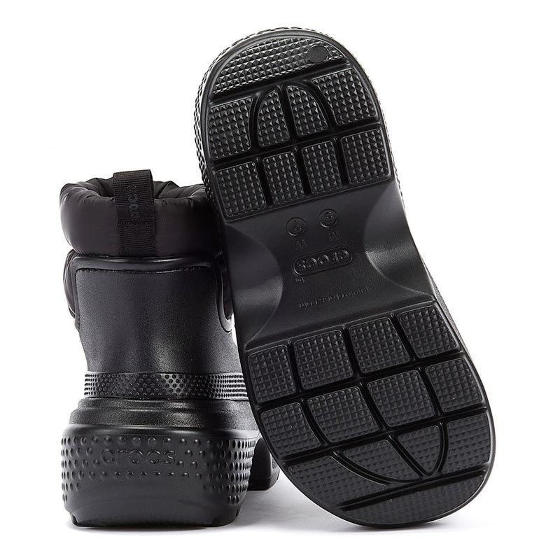 Crocs Bottines Noires Pour Femmes Stomp Puff