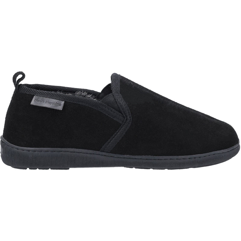 Hush Puppies Arnold Chaussons Noirs Pour Homme En Daim