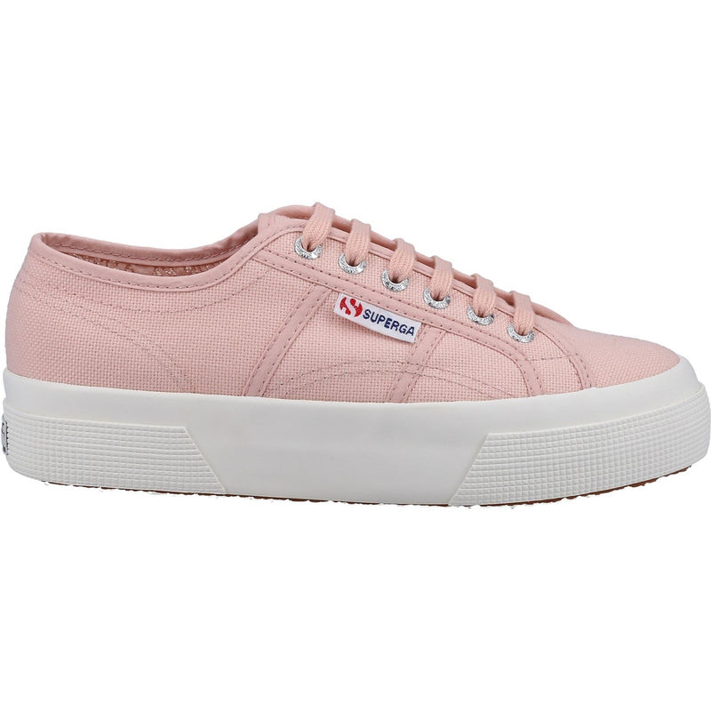 Superga 2740 Platform Sneakers En Coton Rose Pâle Pour Femmes