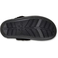 Crocs Classic Fuzz Scuff Sabots Noirs Pour Hommes En Thermoplastique