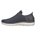 Skechers Summits High Range Baskets En Polyester Pour Hommes, Couleur Anthracite