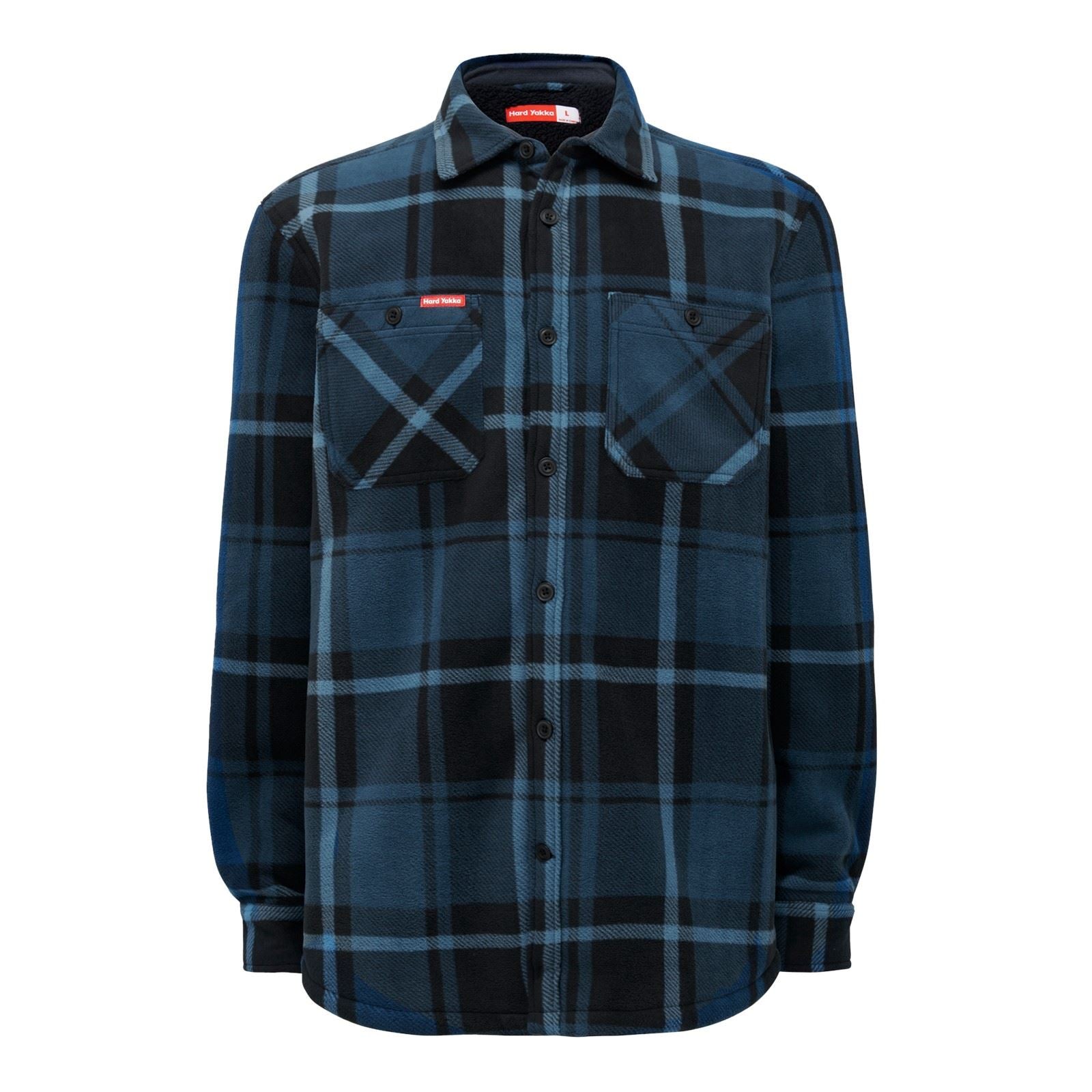 Hard Yakka Sherpa Veste En Polaire Noire Pour Homme