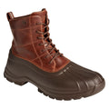 Sperry Duck Float Bottes En Caoutchouc Marron En Cuir