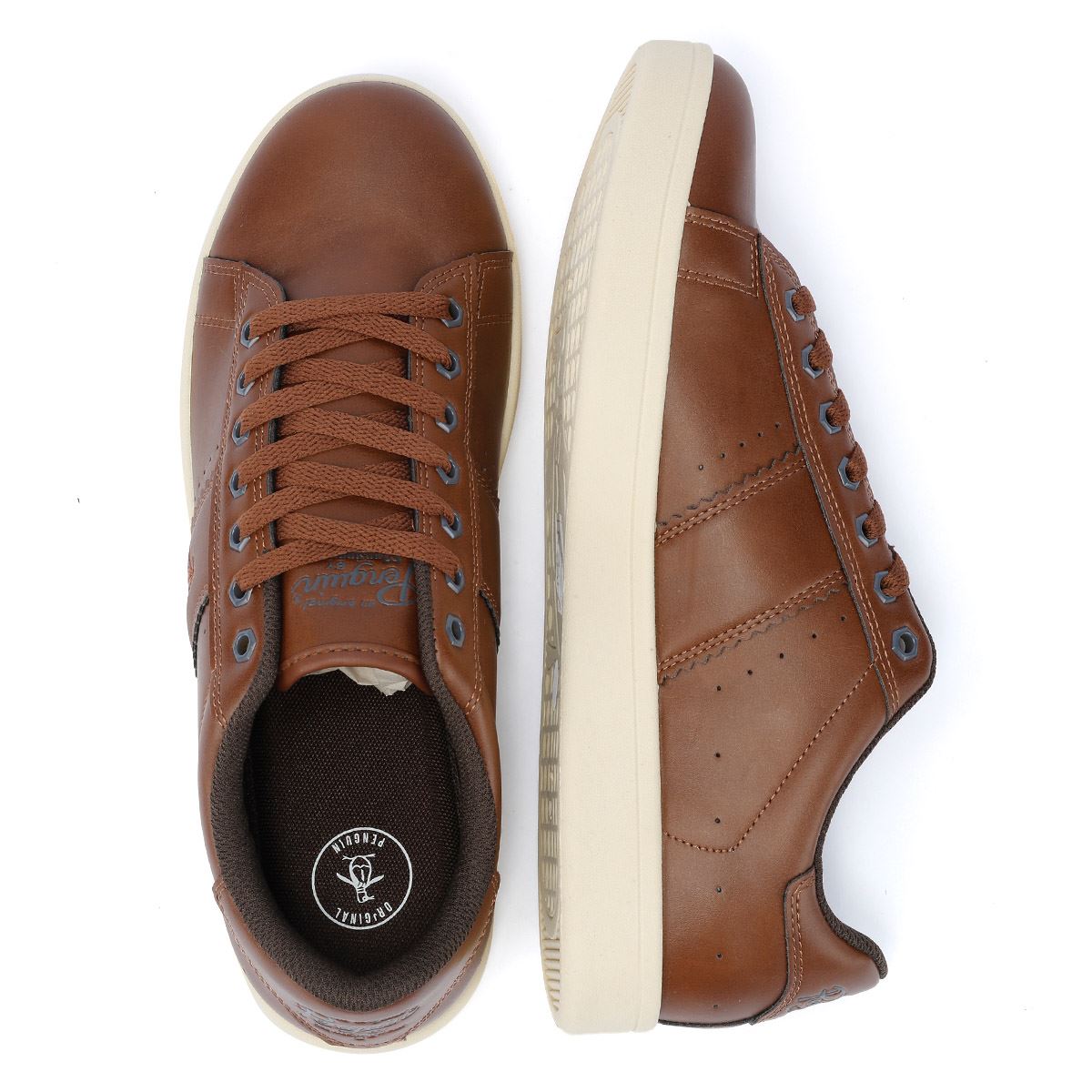 Penguin Steadman Baskets Marron Pour Hommes