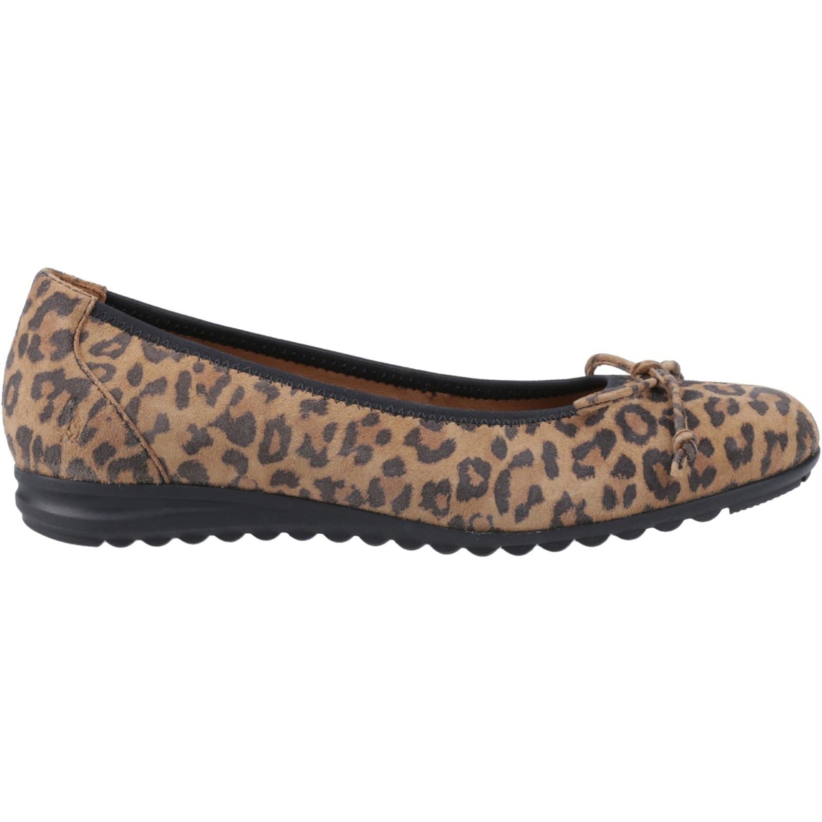 Hush Puppies Lucille Chaussures Plates Léopard Pour Femmes En Cuir