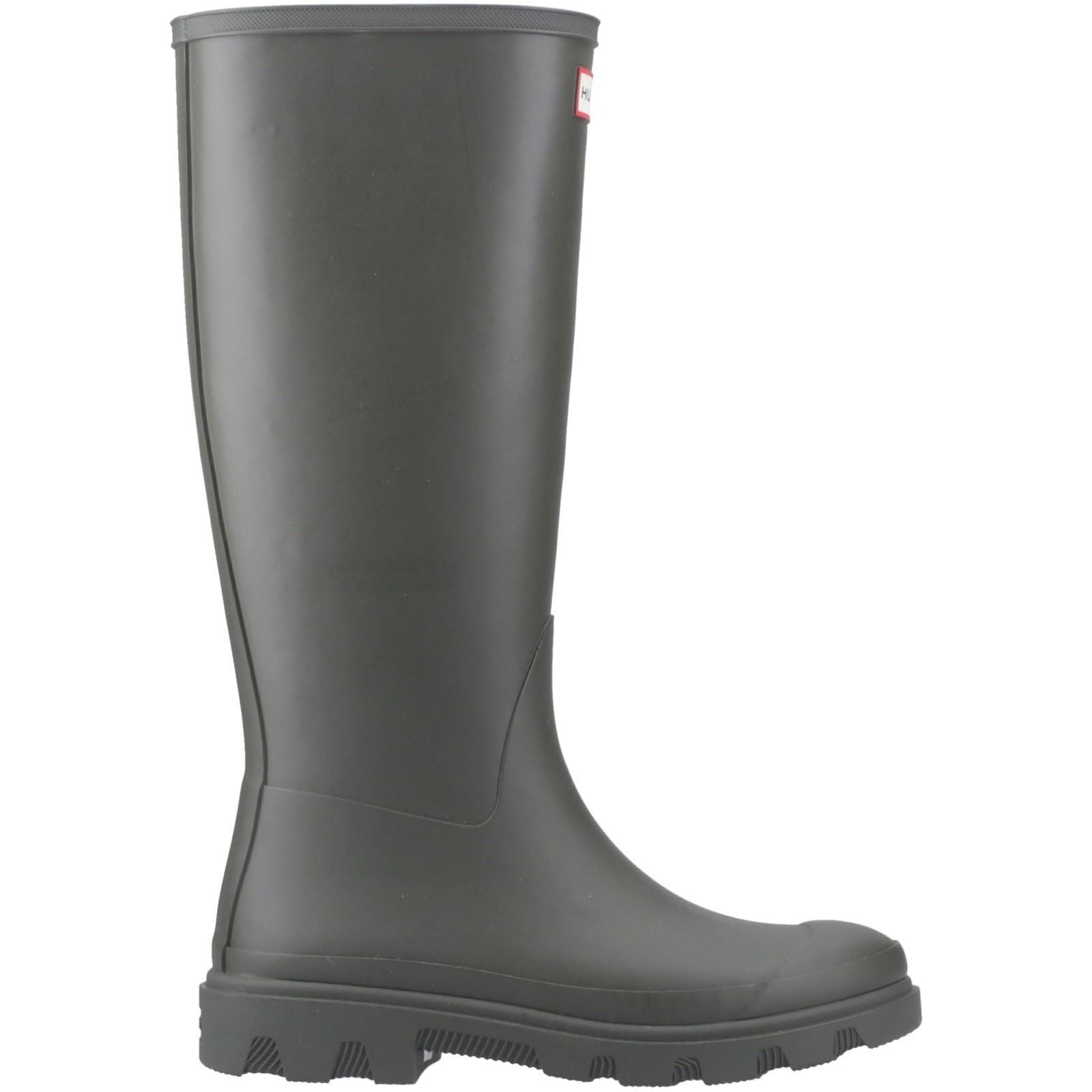 Hunter Downpour Tall Boot Bottes De Pluie Pour Homme En Caoutchouc Vert Olive Foncé