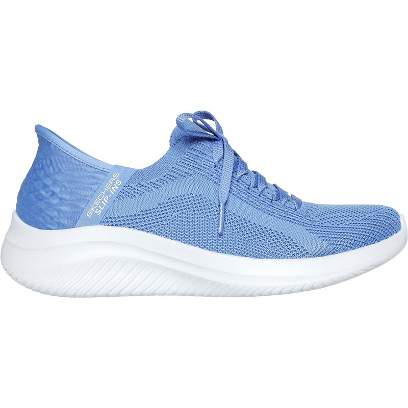 Skechers Ultra Flex 3.0 Brilliant Path Baskets En Toile Pour Femmes De Couleur Pervenche
