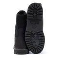 Timberland Warm Lined Waterproof Bottes Noires En Cuir Pour Femmes