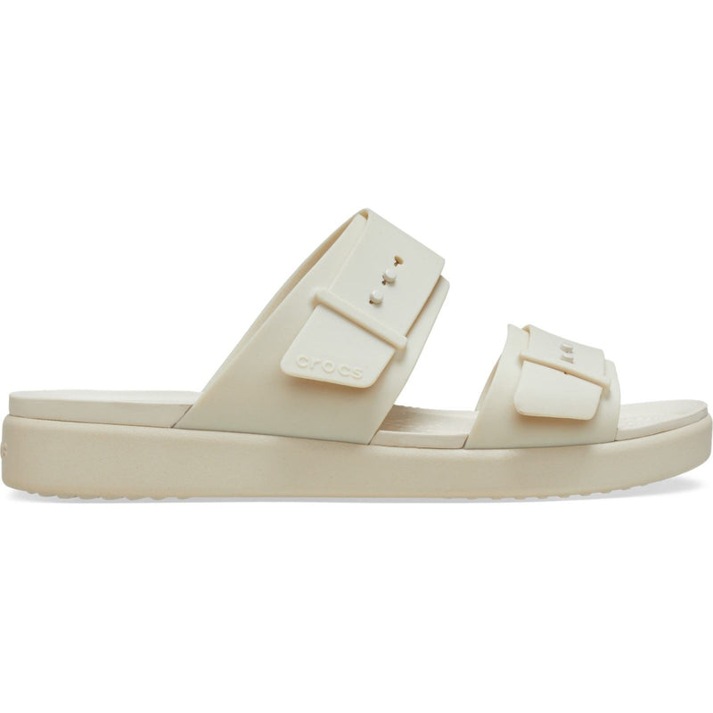 Crocs Brooklyn Buckle Sandales En Pierre De Sable Pour Femme