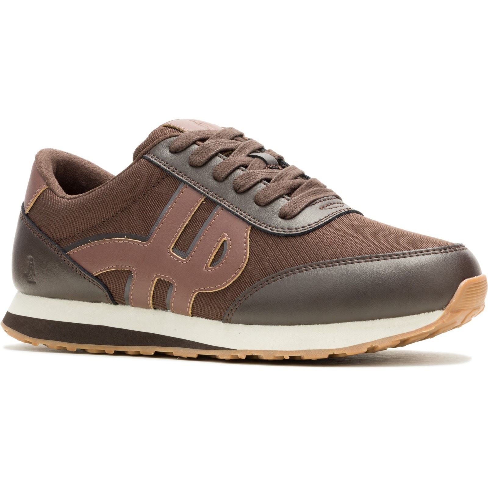 Hush Puppies Seventy8 Chaussures De Sport Marron Pour Homme En Cuir