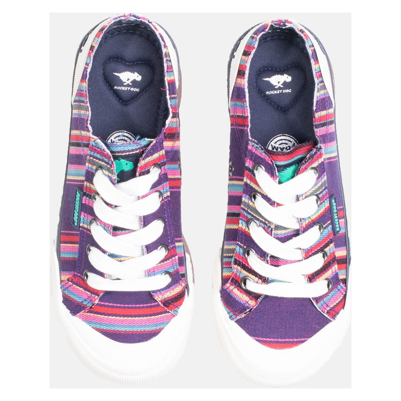 Rocket Dog Jazzin Sneakers En Coton Multi Violet Pour Femmes