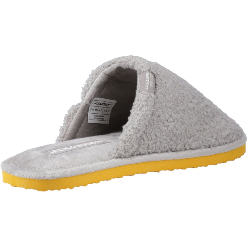 Jack & Jones Harry Fluff Chaussons Pour Hommes En Polyester Gris Gel