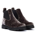 Shoe The Bear Bottes Grises En Velours Pour Femmes Akira Chelsea