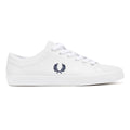 Fred Perry Baseline Baskets Blanches En Cuir Pour Hommes