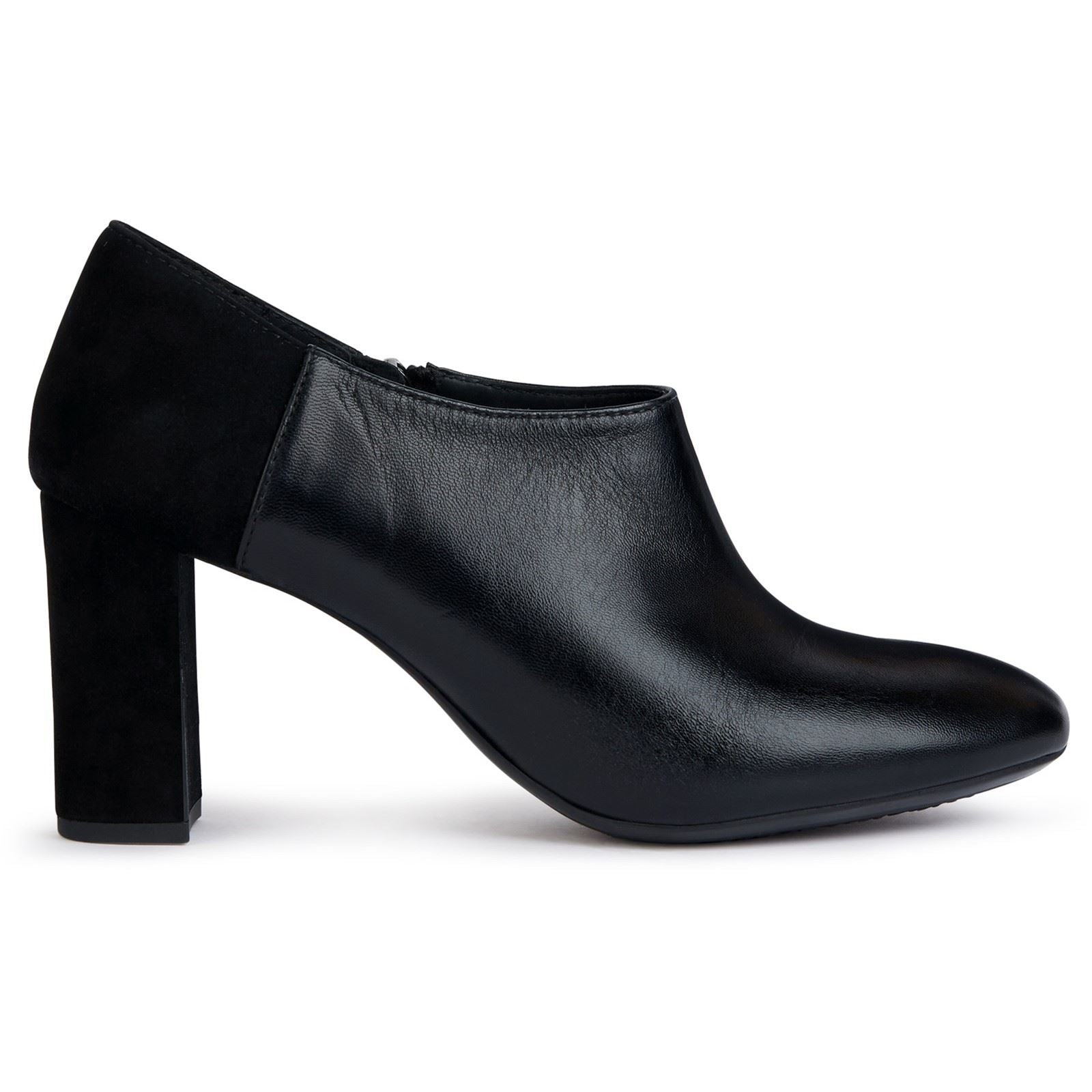 Geox D PHEBY Talons Hauts En Cuir Nappa Pour Femme, Couleur Noire