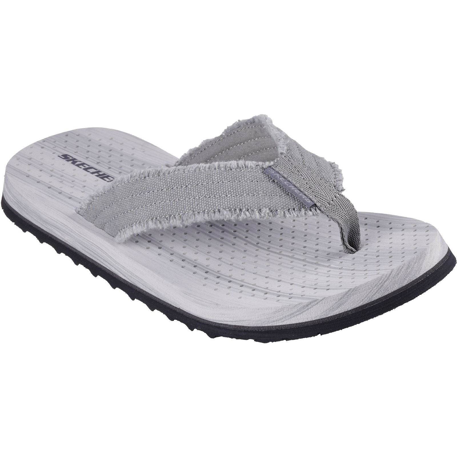 Skechers Tantric Fritz Sandales Pour Hommes En Textile Gris