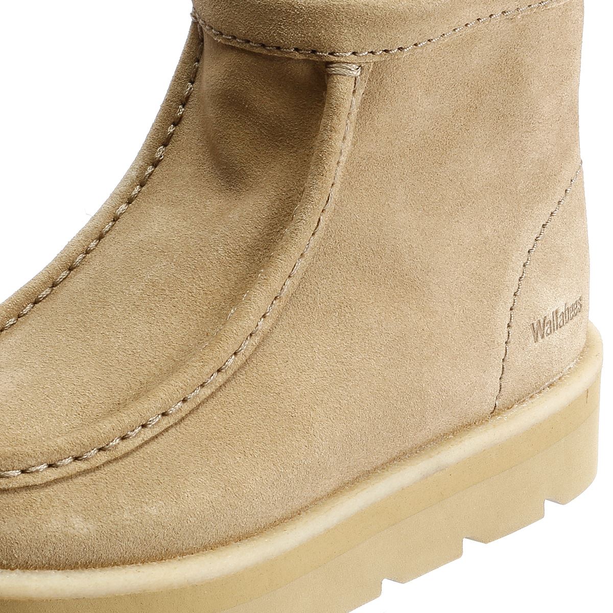 Clarks Originals Meare Rooey Bottes Beiges Pour Femmes En Suède