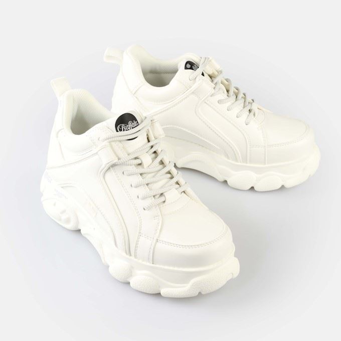 Buffalo CLD Corin Baskets Blanches Pour Femmes