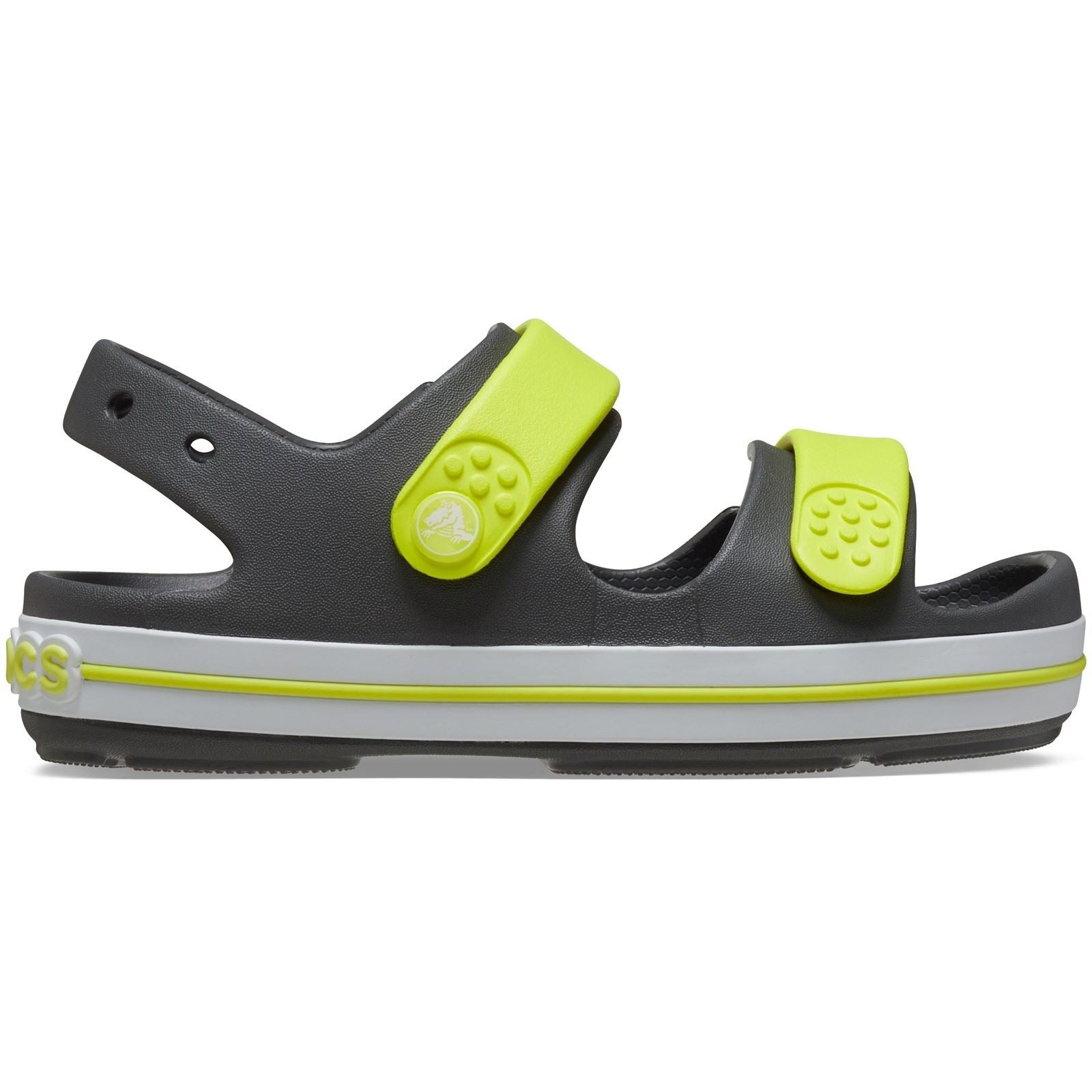 Crocs Crocband Play Sandales En Thermoplastique Gris Ardoise/sable Acidulé