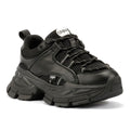 Buffalo Saturn Lace Baskets Noires Pour Femmes