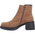 Hush Puppies Adele Femmes Suède Bottines À Talons Beige