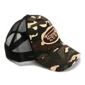 Von Dutch Multi Trucker Casquettes Camo À Bord Marron En Coton