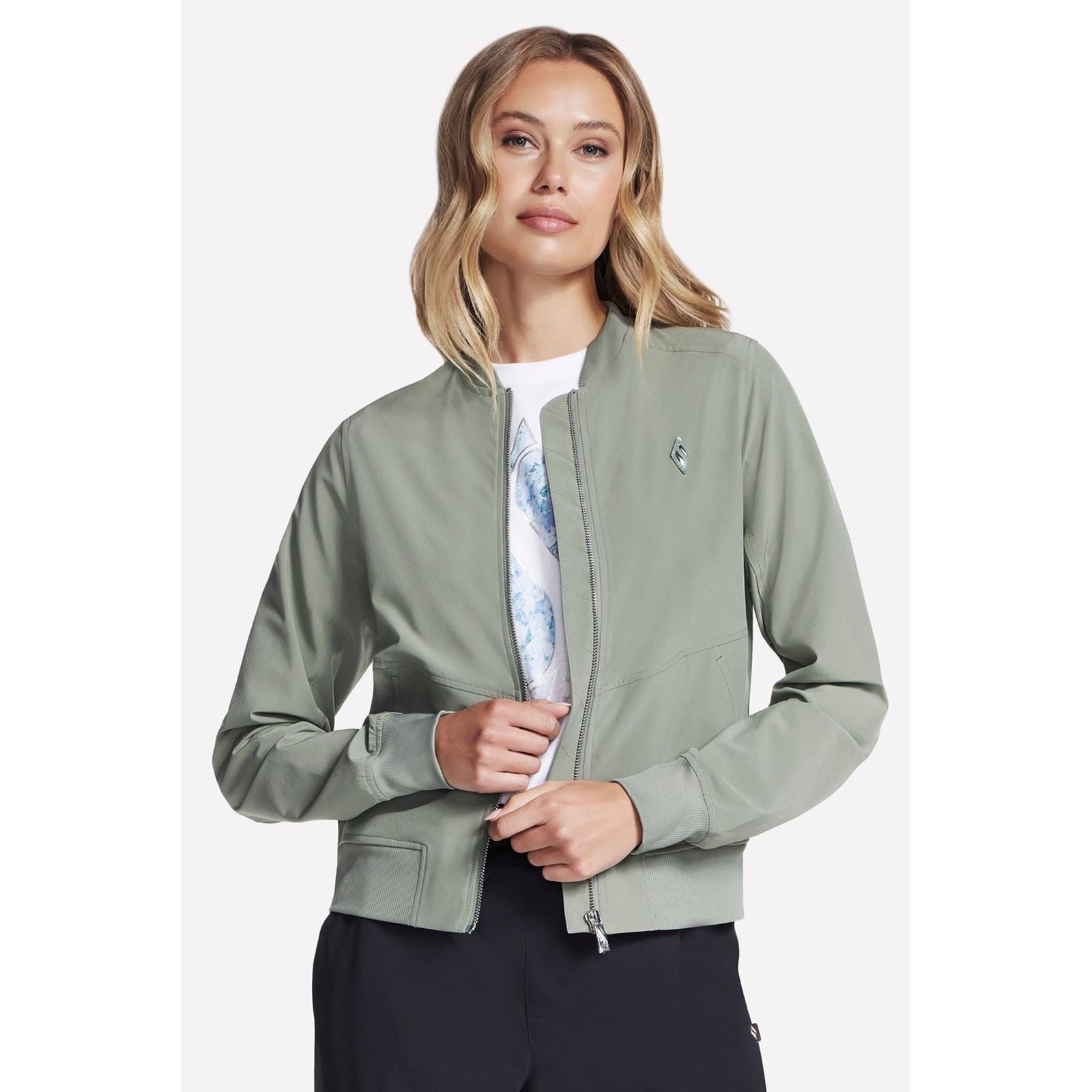 Skechers Performance Uptown Jacket Veste Taupe Pour Femmes