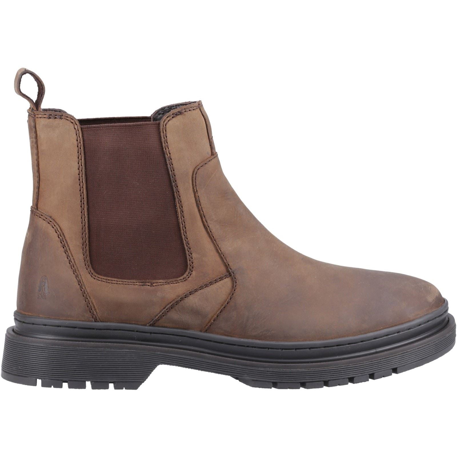 Hush Puppies Jamie Bottes En Cuir Marron Pour Homme