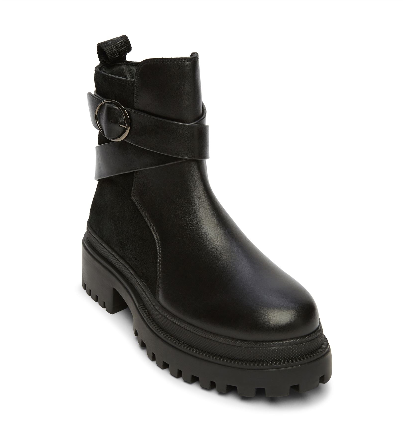 Osprey London The Boston Bottes Noires En Cuir Pour Femmes