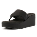 FitFlop Platfforms Wedge Sandales Noires Pour Femmes