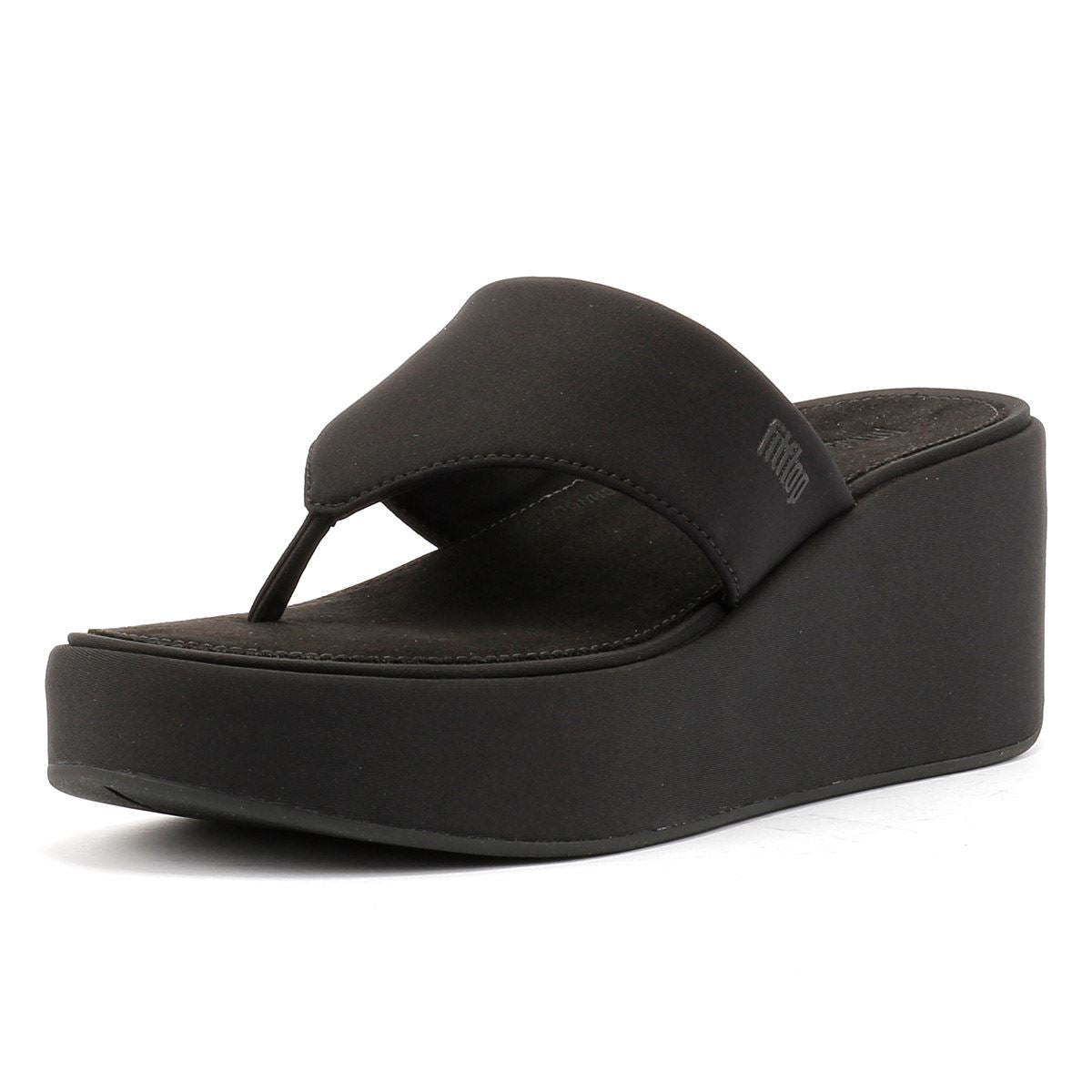 FitFlop Platfforms Wedge Sandales Noires Pour Femmes