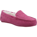 Hush Puppies Annie Mocassin Chaussons Roses En Daim Pour Femmes