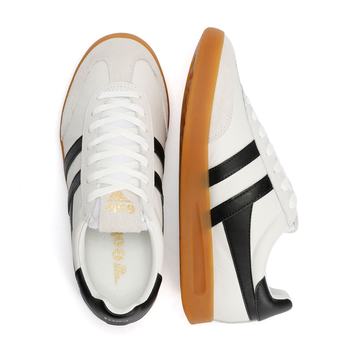 Gola Cyclone Baskets Blanches En Cuir Pour Femmes