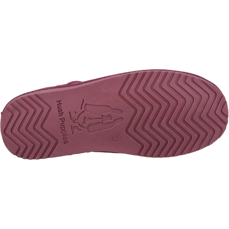 Hush Puppies Ashanti Chaussons Roses En Suède Pour Femmes