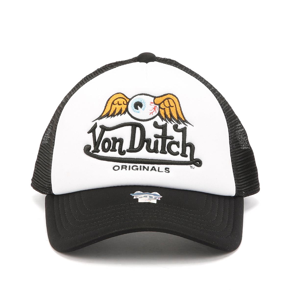 Von Dutch Trucker Boston Casquettes En Coton Blanc